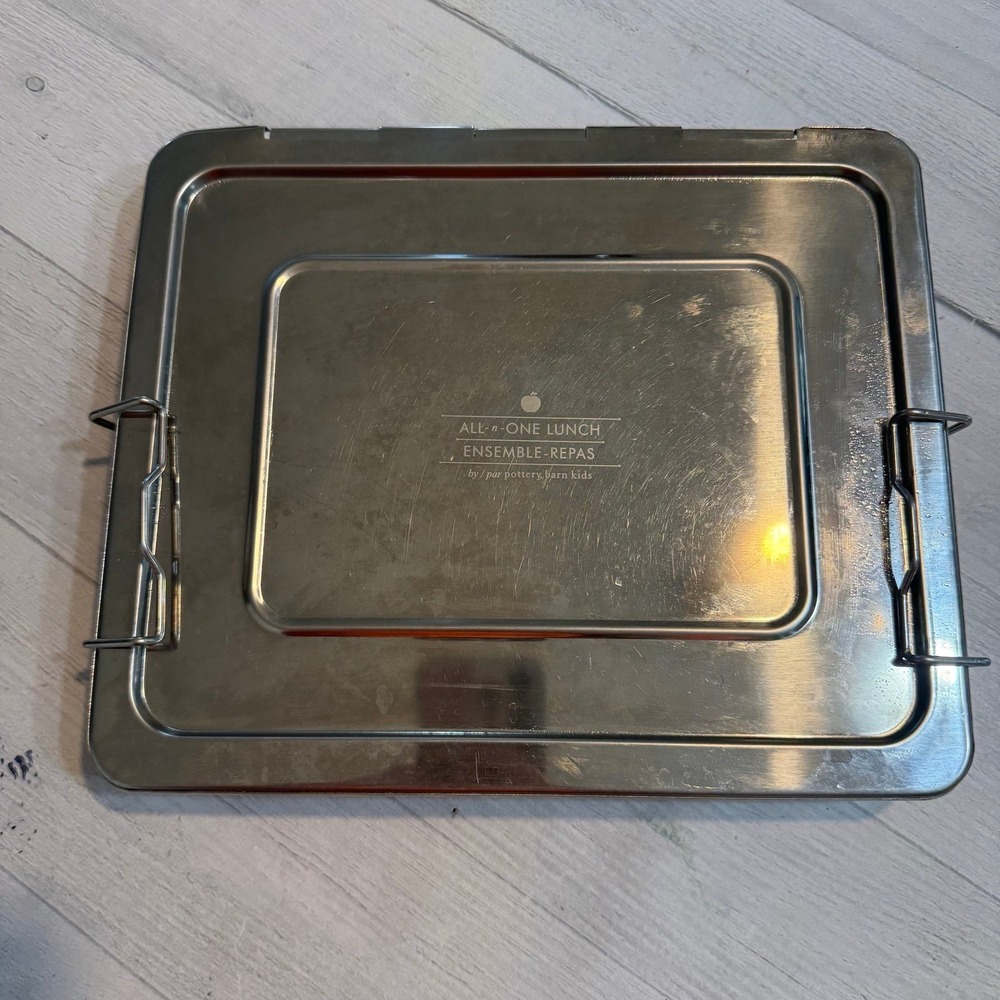 Pottery Barn Kids All n One Lunch Ensembe Kids Lunch Box Stainless 5 Compartment